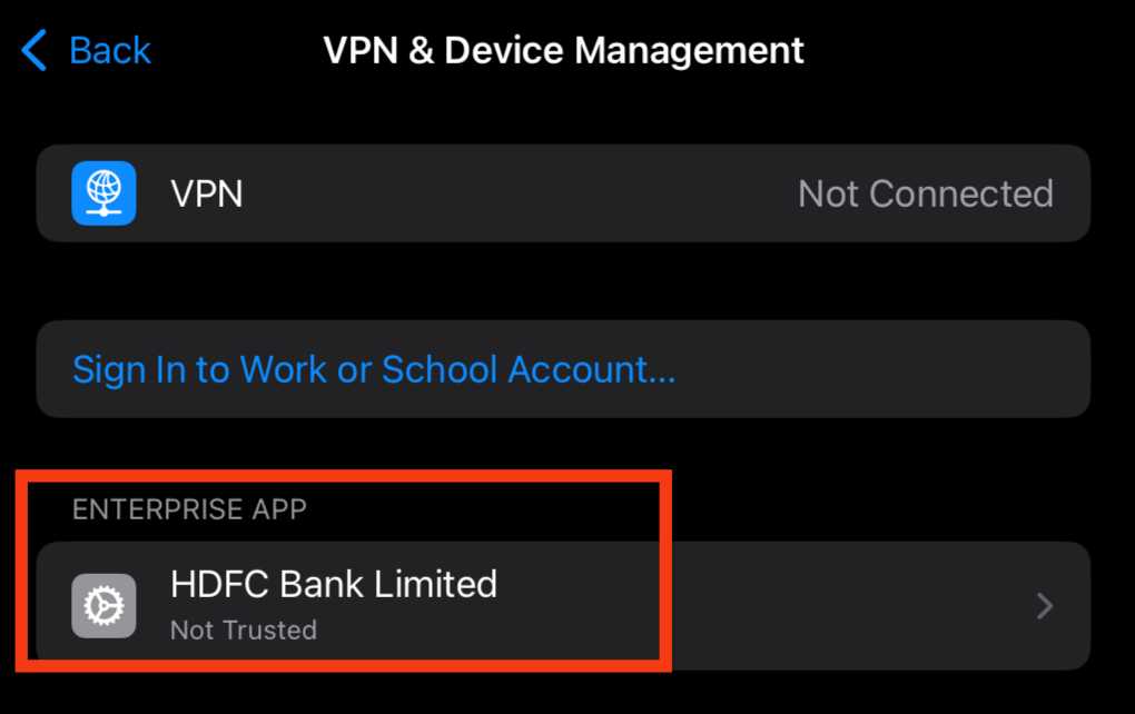Step 6: Select developer